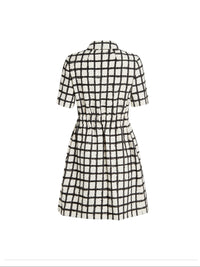 ZZSHOOTING NOIR / IVOIRE ROBE MC