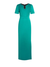 Robe longue à manches courtes - Menthe