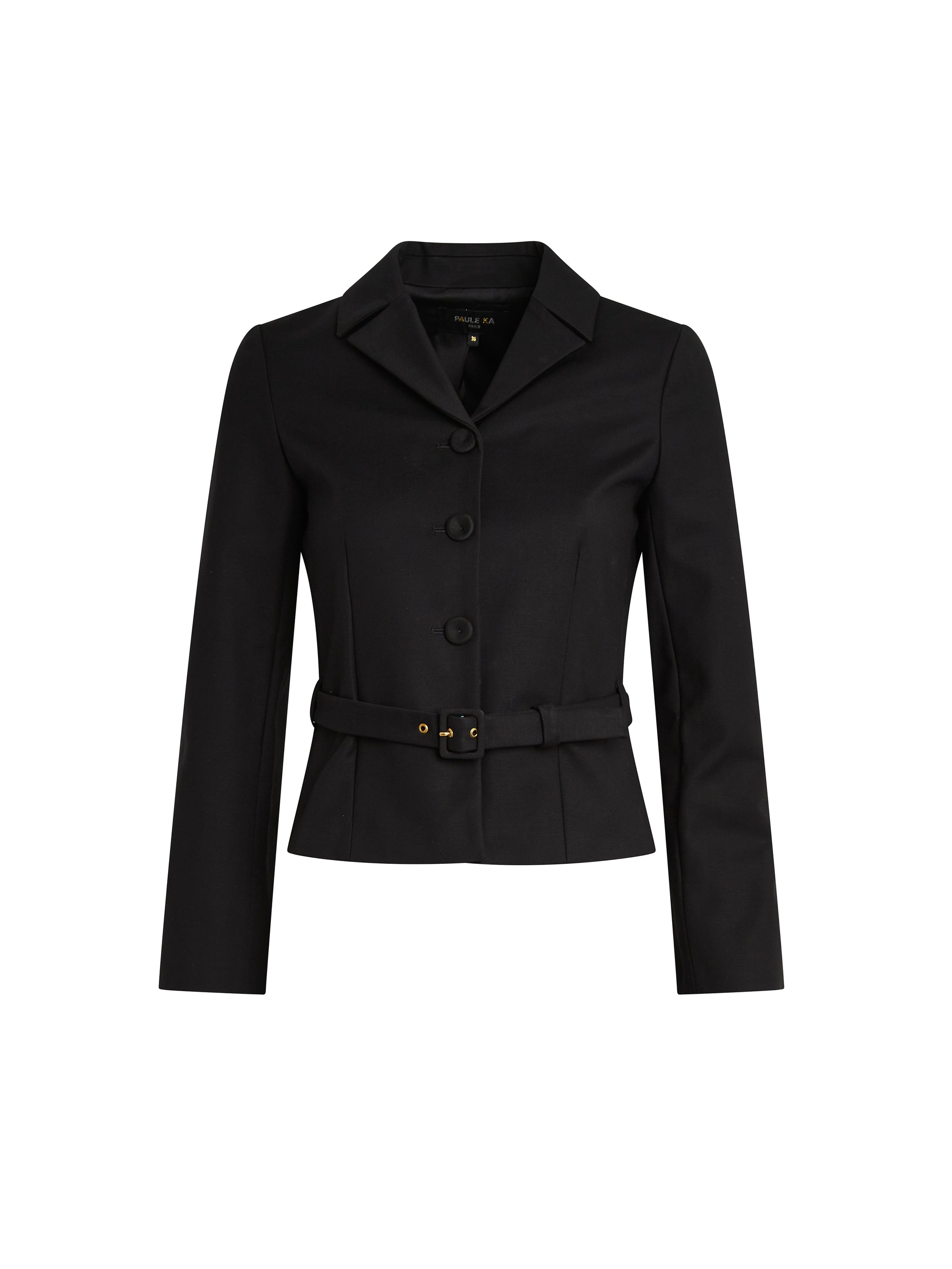 ZZSHOOTING NOIR VESTE COL TAILL
