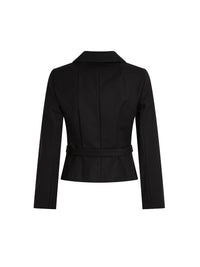 ZZSHOOTING NOIR VESTE COL TAILL