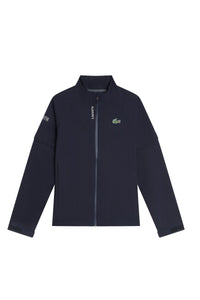 Blouson zippé avec logo - Marine & Blanc