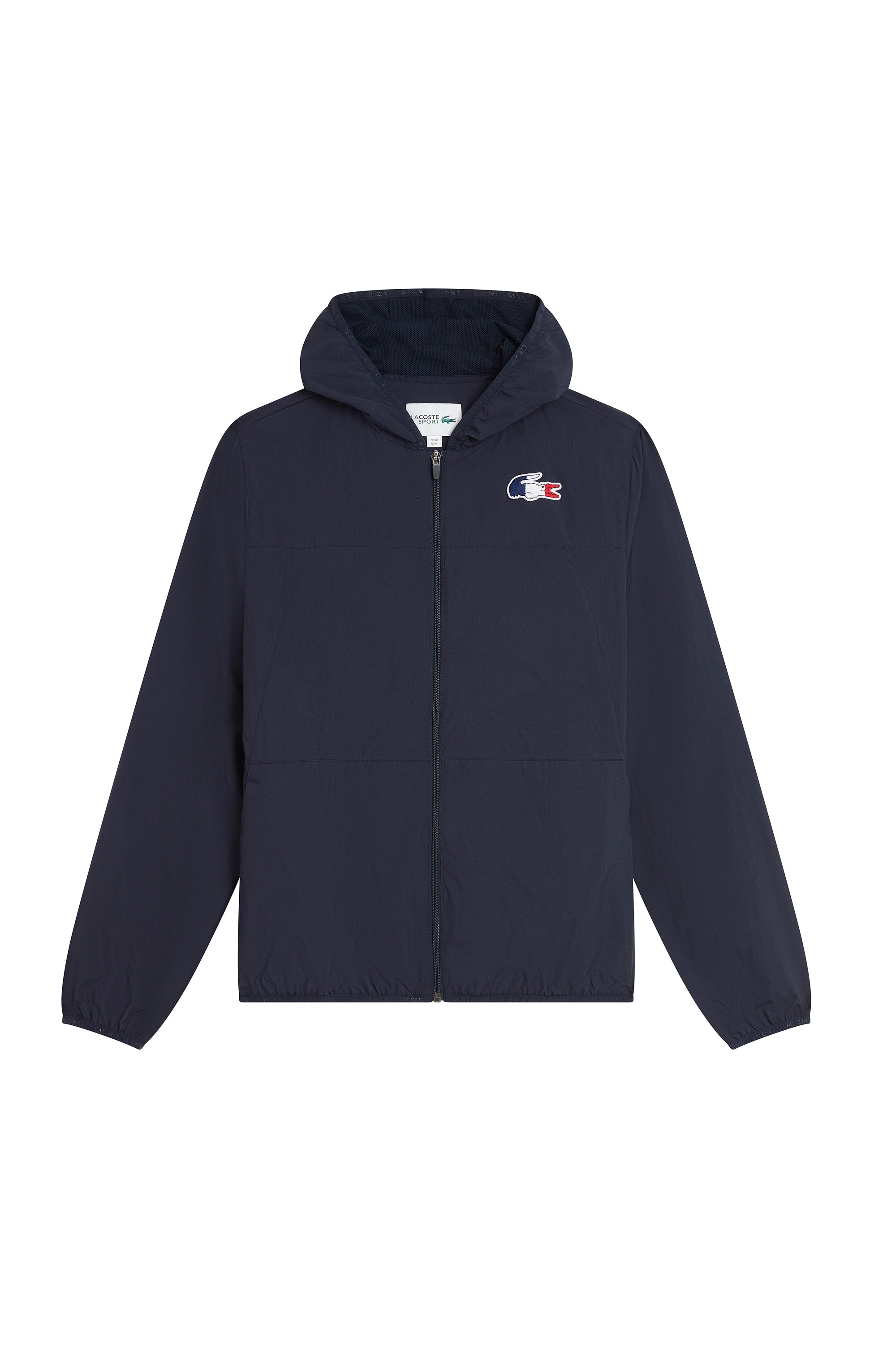 Blouson à capuche avec logo tricolore - Marine