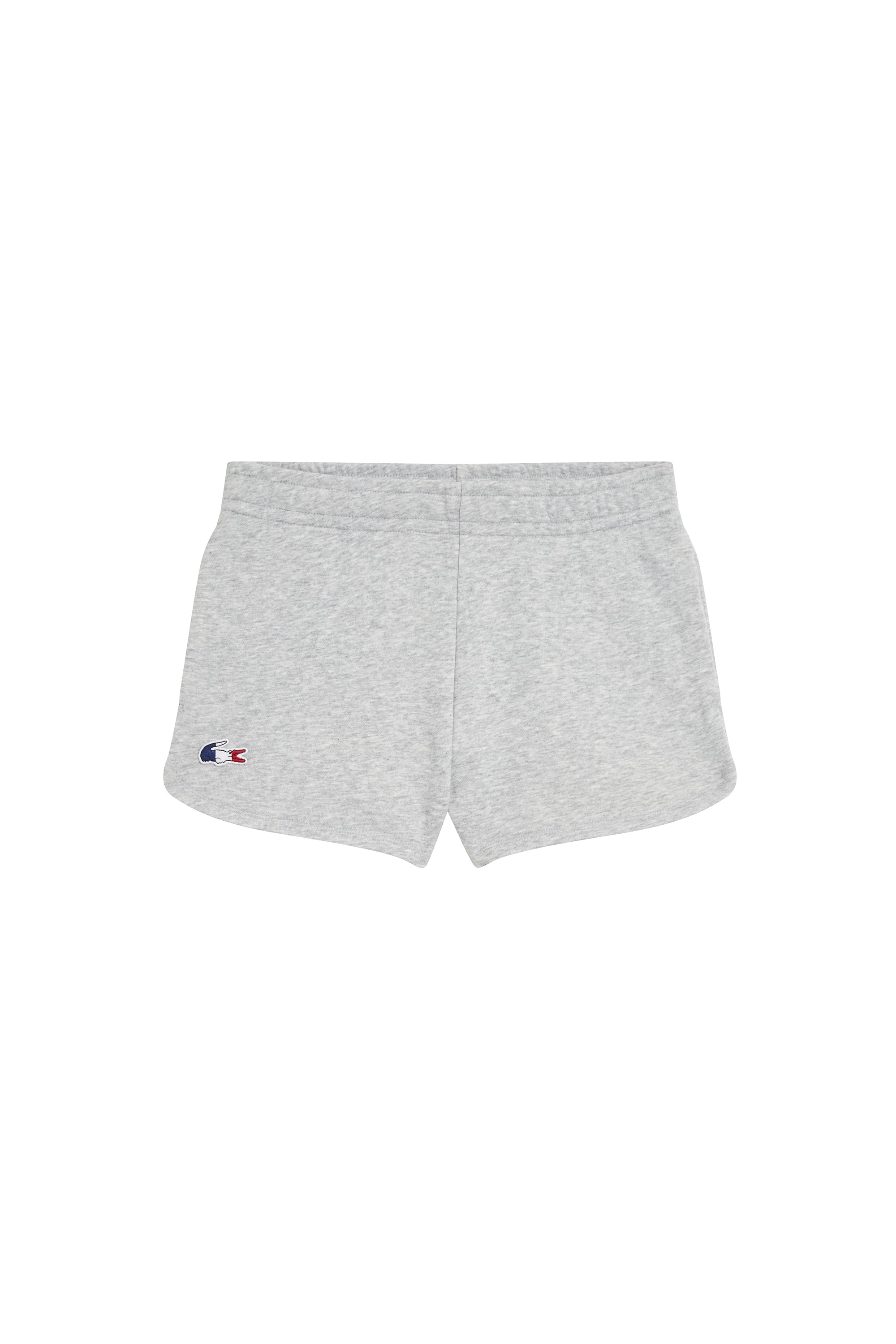 Short avec logo tricolore - Argent Chiné