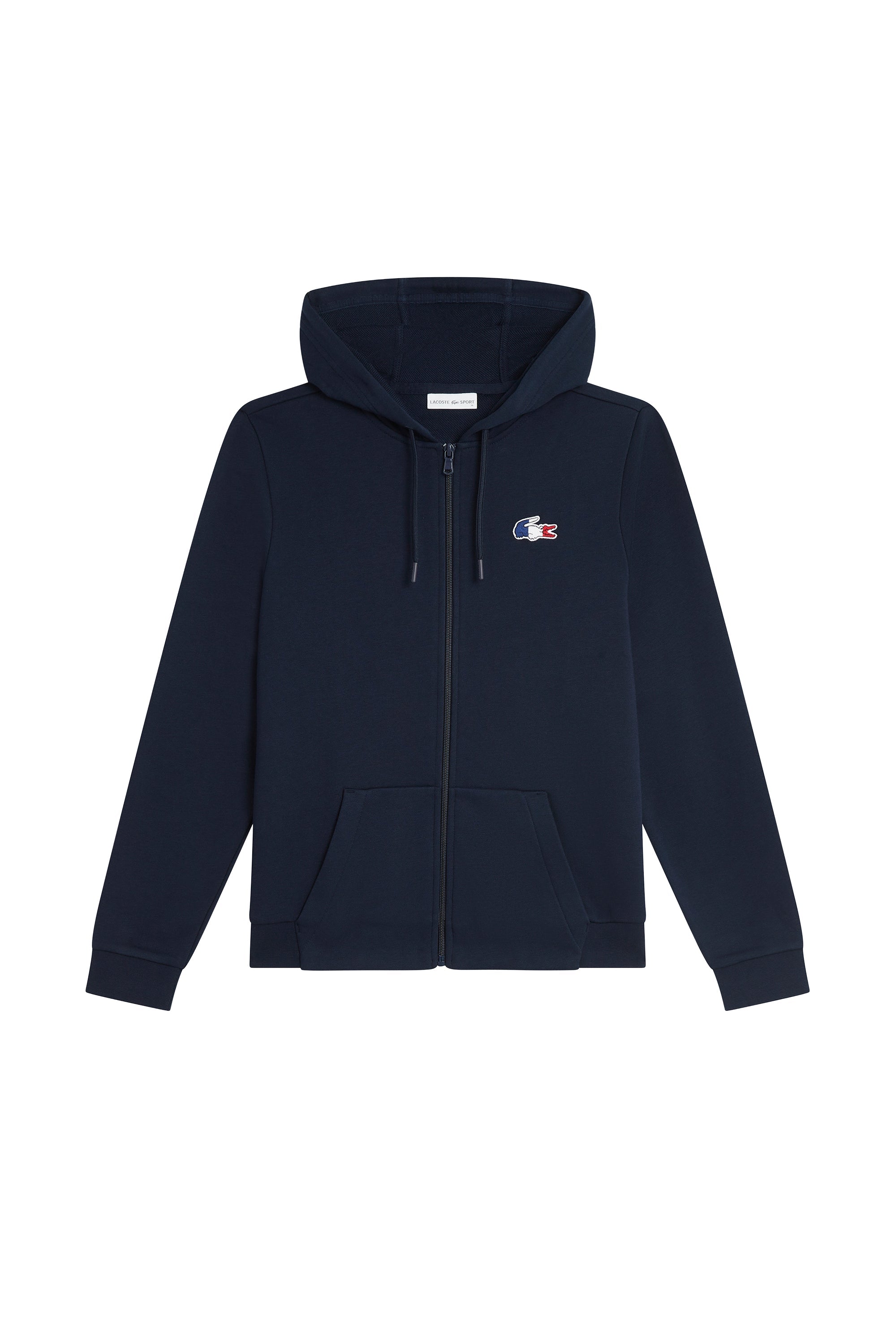 Sweat à capuche zippé - Marine