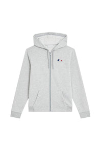 Sweatshirt zippé - Argent Chiné