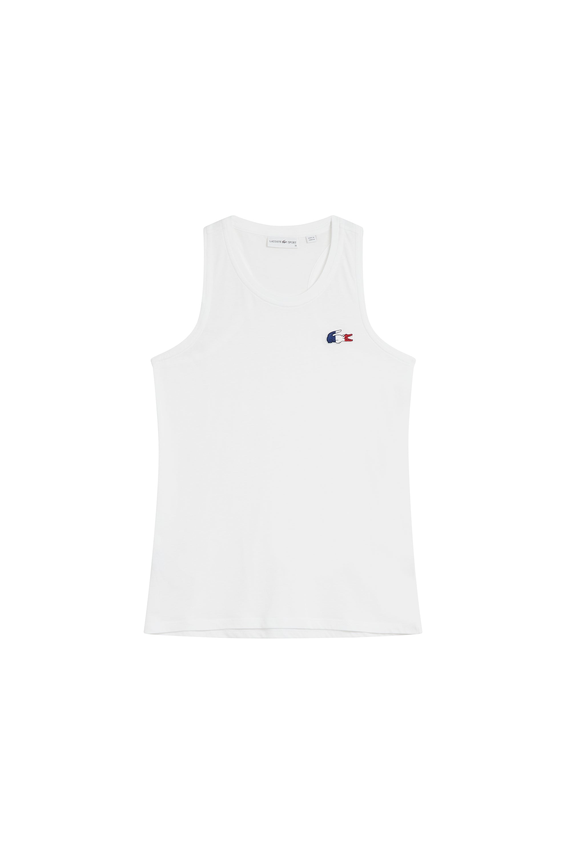 Débardeur avec logo tricoloe - Blanc