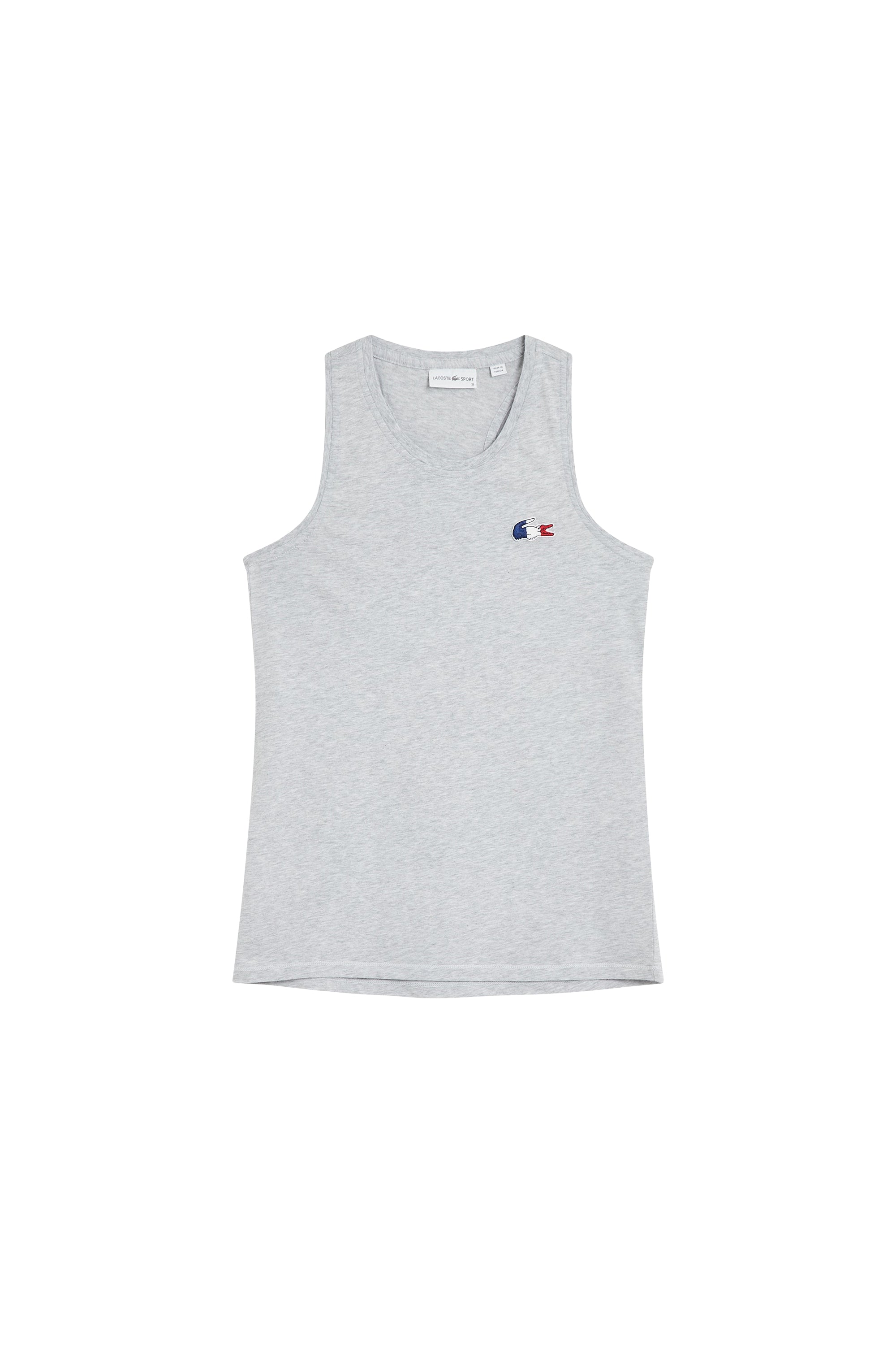 Débardeur avec logo tricoloe - Argent Chiné