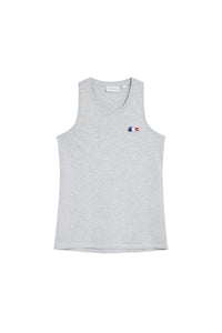 Débardeur avec logo tricoloe - Argent Chiné