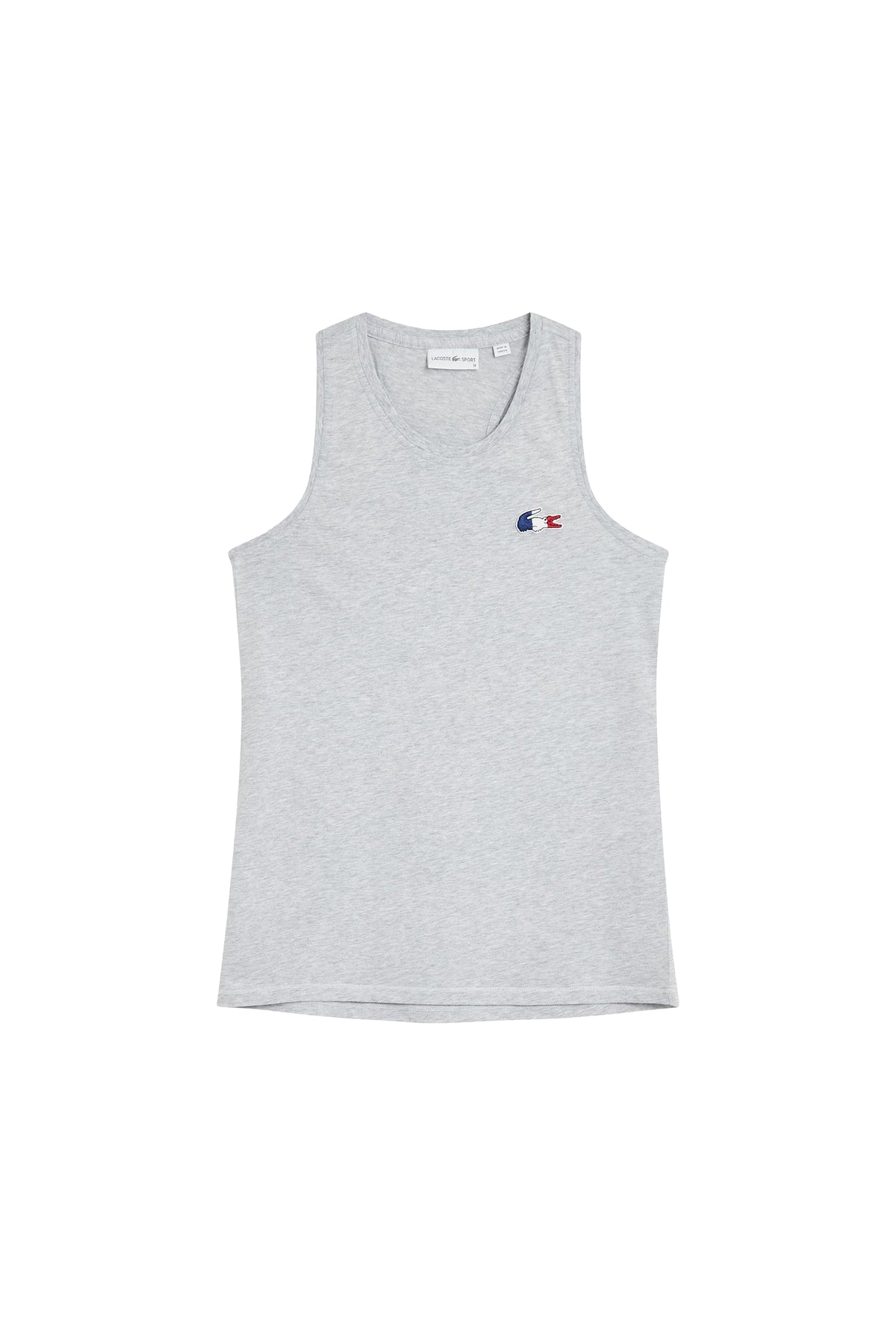 Débardeur avec logo tricoloe - Argent Chiné