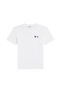 T-shirt avec logo tricolore - Blanc