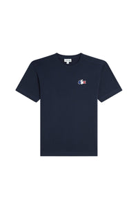T-shirt avec logo tricolore - Marine