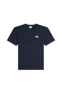 T-shirt with tricolour logo - Navy
