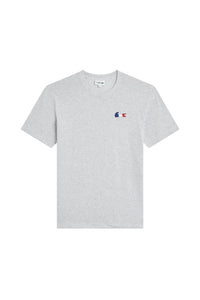 T-shirt avec logo tricolore - Gris