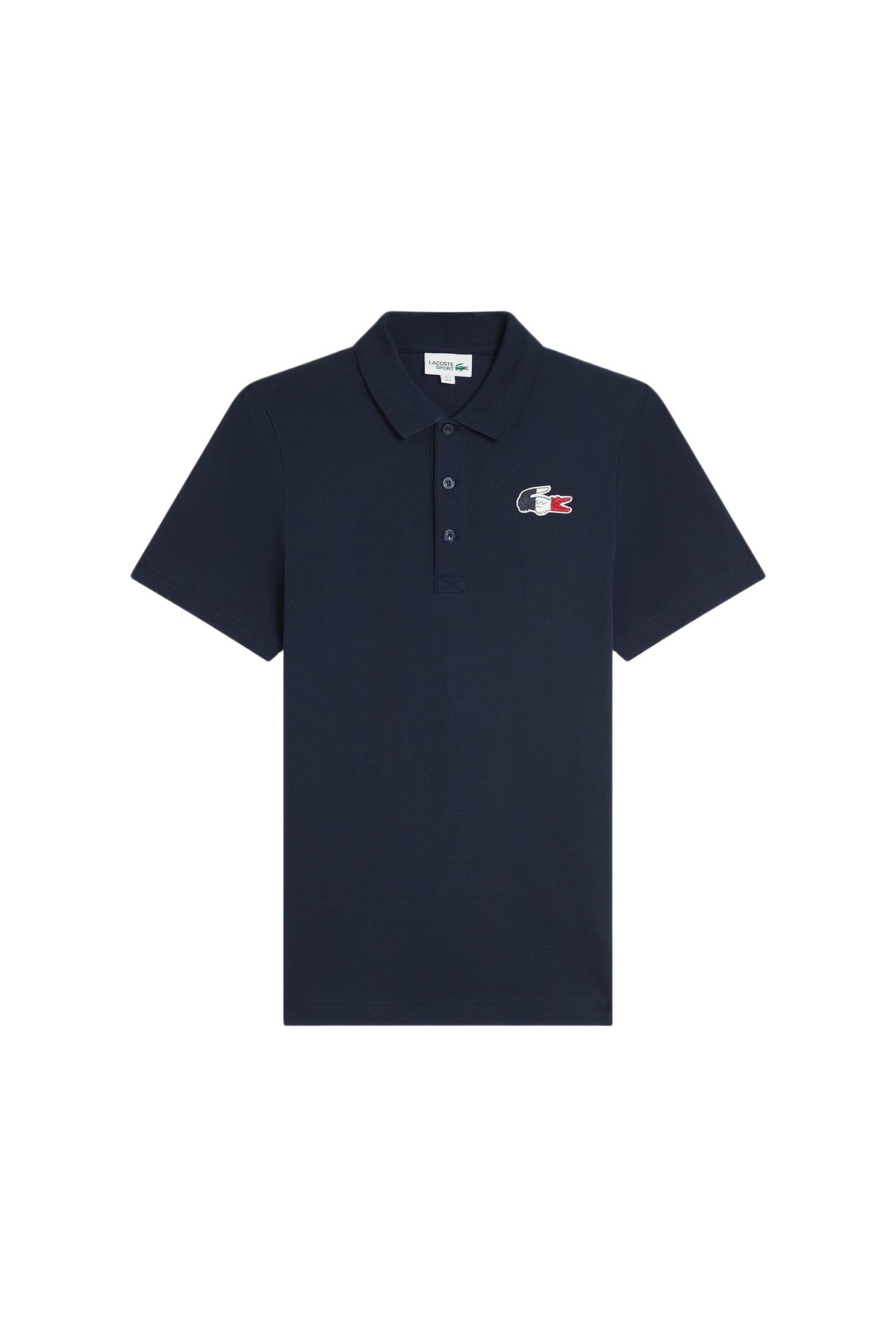Polo boutonné avec logo - Marine