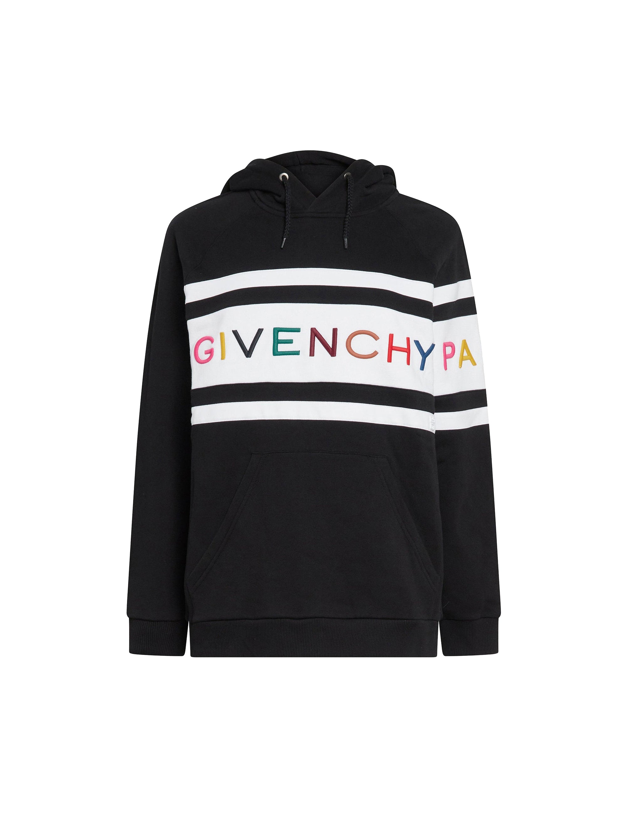 G Paris embroidered sweatshirt – Black & White