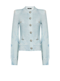 Wool cardigan - Light Blue