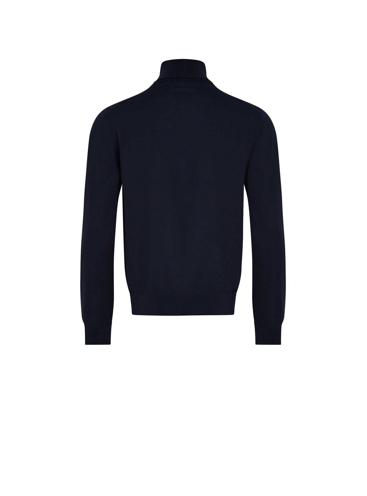 Pull à col roulé avec logo - Marine