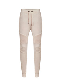 Pantalon de jogging imprimé logo - Rose Poudré & Noir