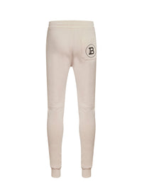 Pantalon de jogging imprimé logo - Rose Poudré & Noir