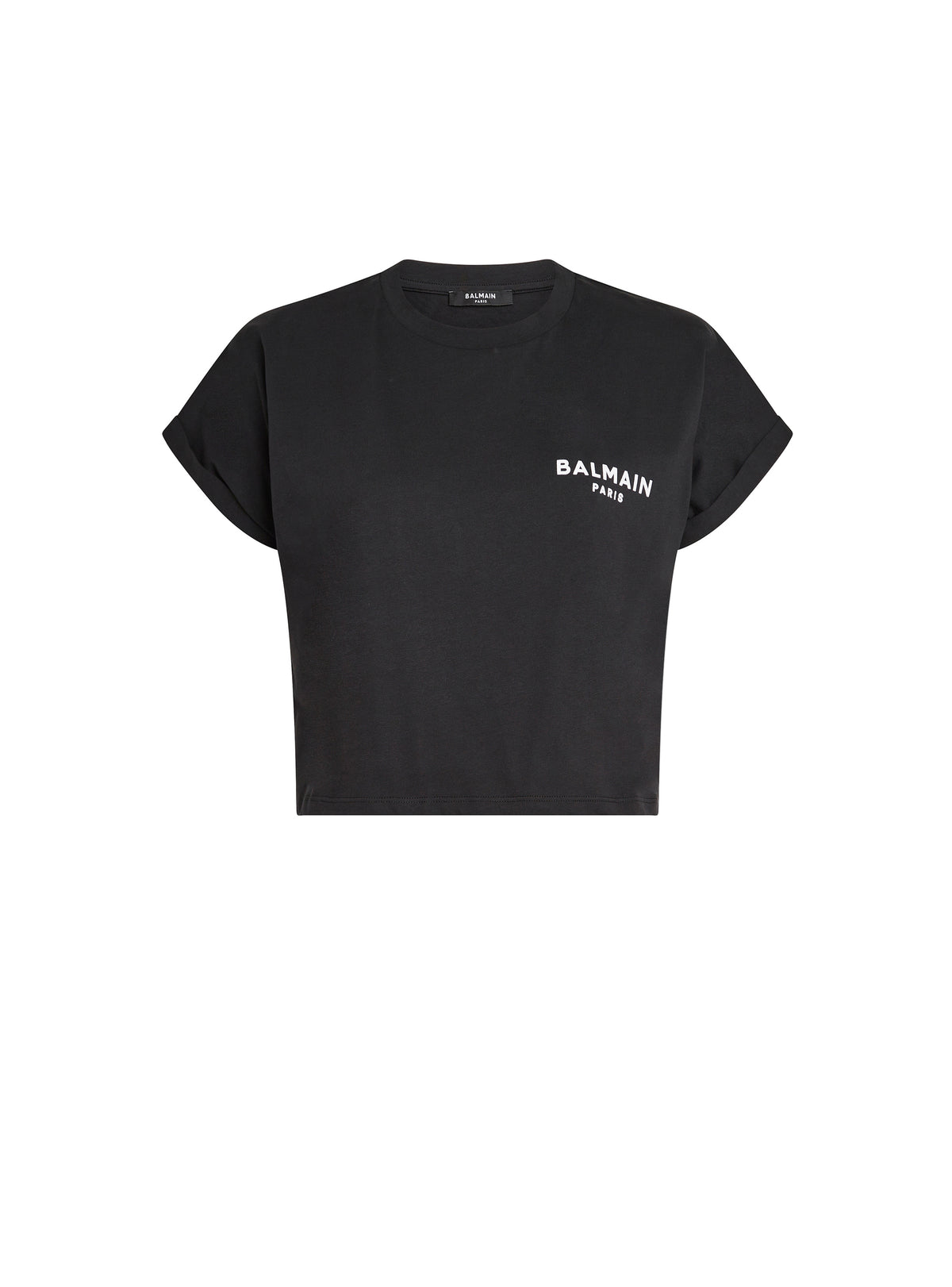 Short logo-print T-shirt - Black & White