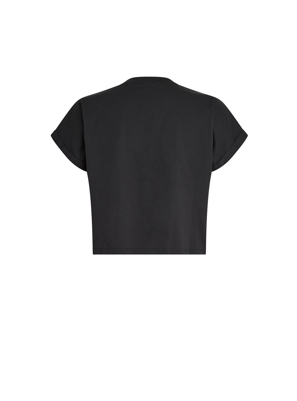 Short logo-print T-shirt - Black & White
