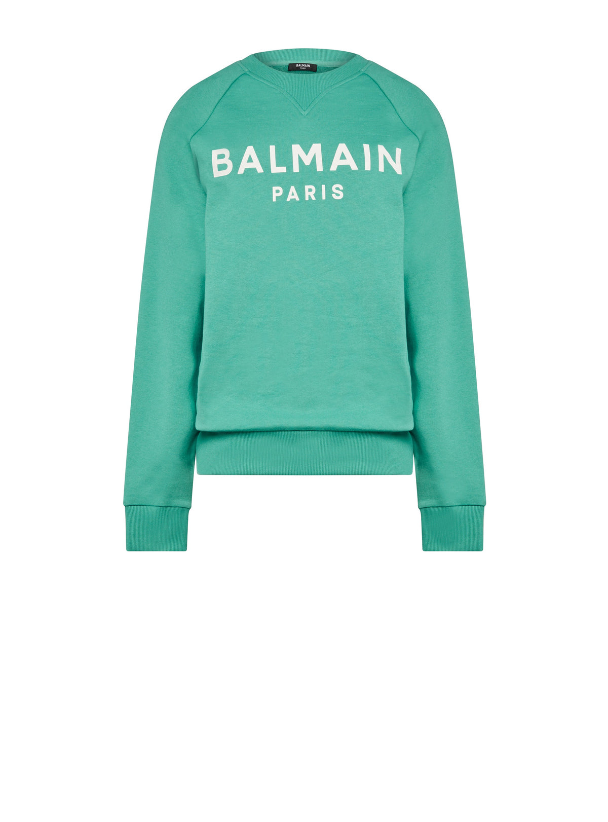 Sweat-shirt imprimé logo - Vert d'eau & Blanc