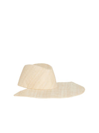 Chapeau en soie - Beige Moyen