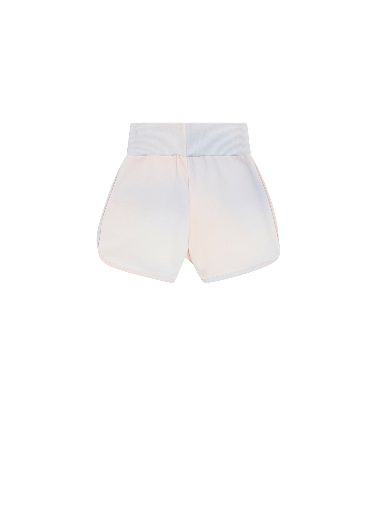 Short en coton tie and dye à logo balmain - Multicolor