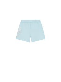 Short en coton à logo balmain - Bleu
