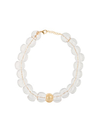Brass necklace - Gold