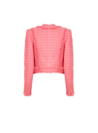 Tweed jacket - Dark Pink