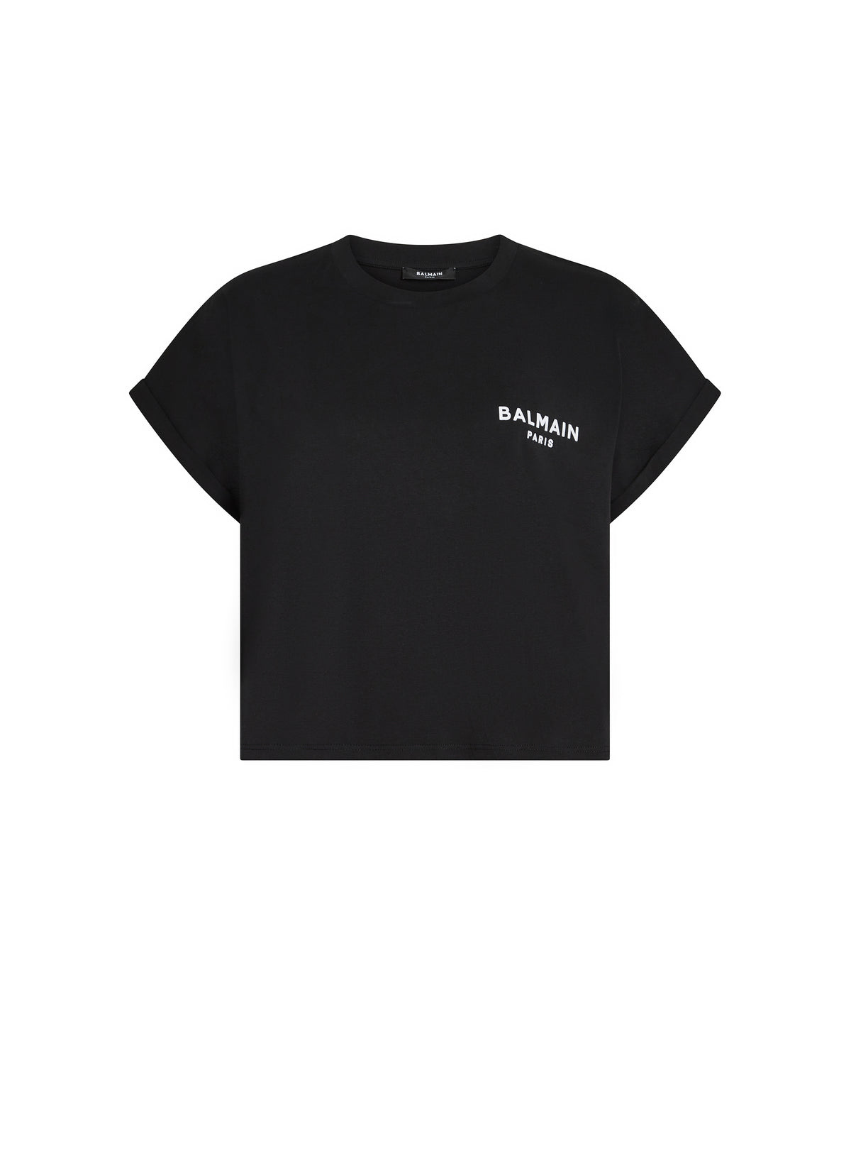 T-shirt court balmain paris floqué - Noir & Blanc