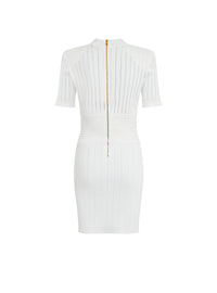 Robe en maille - Blanc