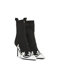Bottines Sky - Noir & Blanc