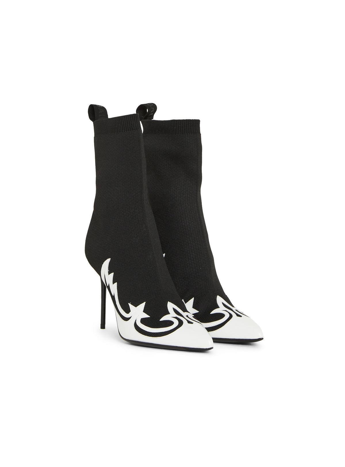 Bottines Sky - Noir & Blanc