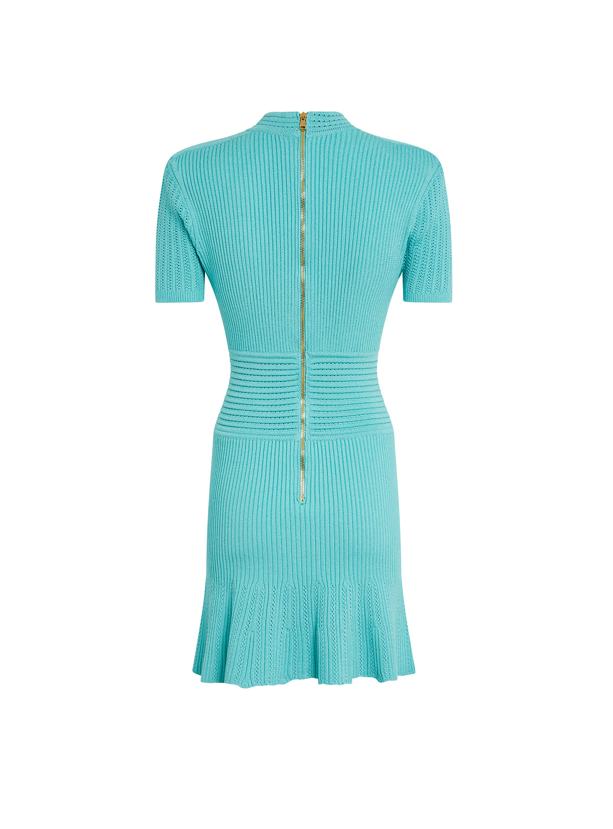 Robe patineuse en maille - Menthe