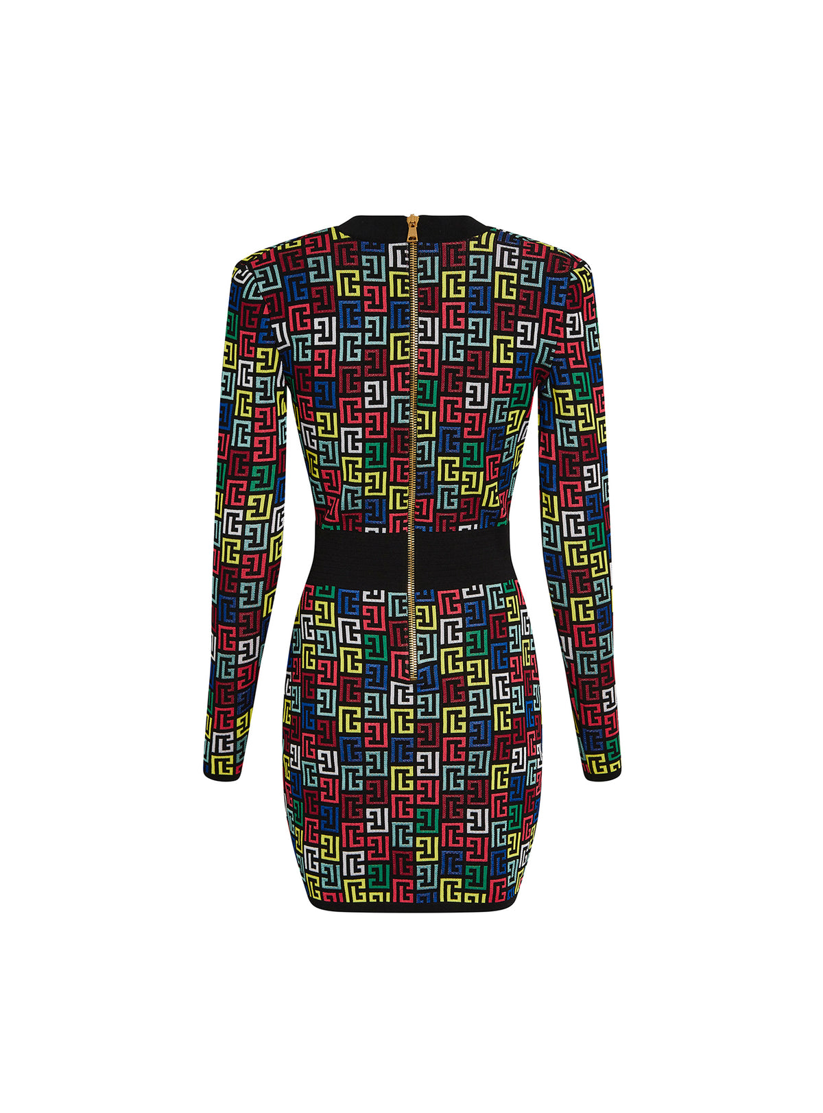 Robe en maille pop monogramme - Multicolore