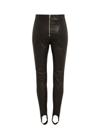 Leather leggings - Black