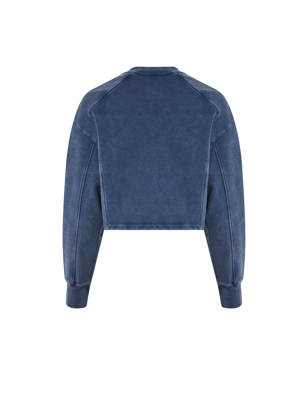 Sweatshirt brodé balmain couture - Bleu & Bleu
