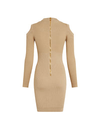 Robe en maille - Nude