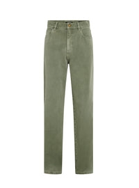 Jean ample - kaki wash - Kaki