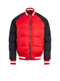 Reversible two-tone down jacket - Multicolour