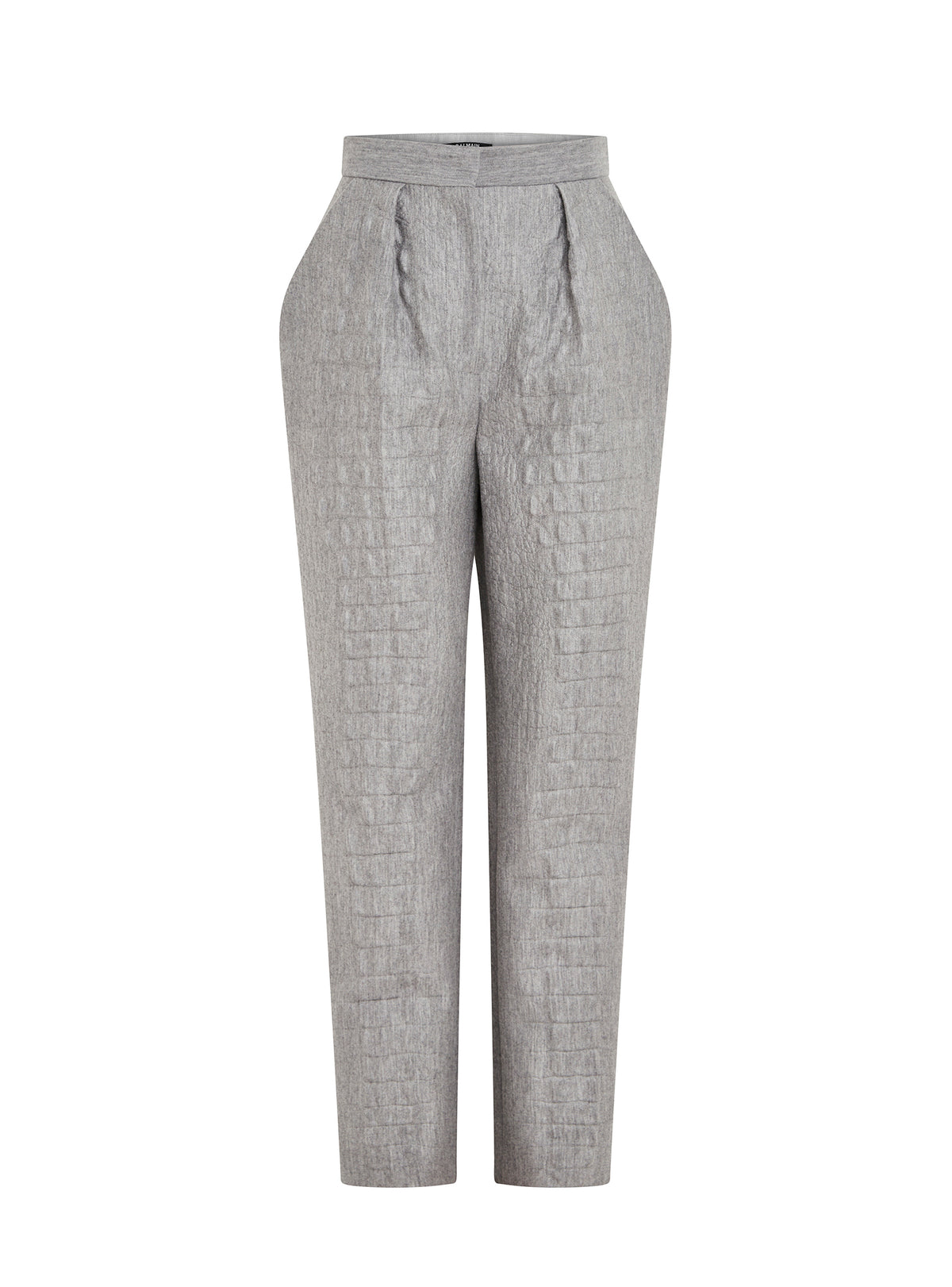 Wool trousers - Light Heather Grey