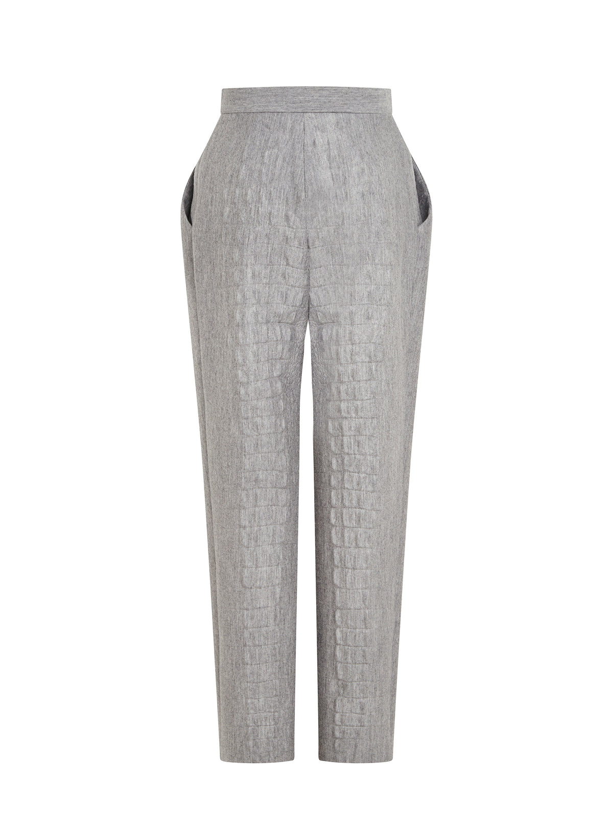 Wool trousers - Light Heather Grey