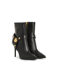 Bottines Eva en cuir - Noir