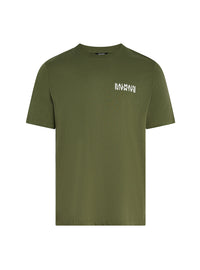 T-shirt imprimé - Kaki Clair & Blanc