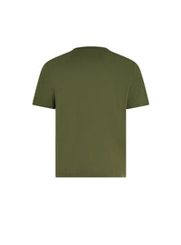 T-shirt imprimé balmain - Kaki Clair & Blanc