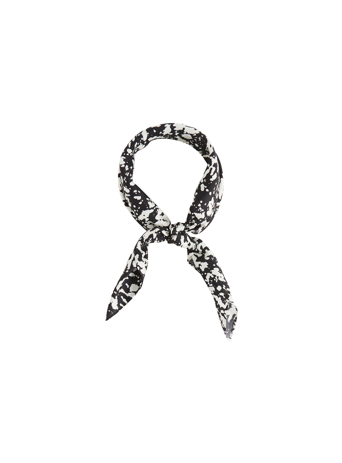 Foulard en soie - Noir & Blanc