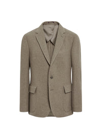 Blazer à poches en cachemire - Light Taupe