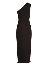 Robe tubulaire asymétrique - Black